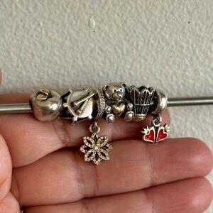 Two Tone Pandora Charms